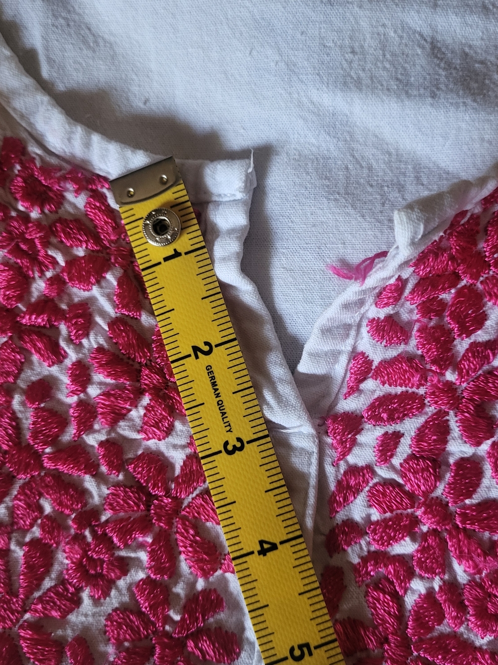 Traditional Mexican Embroidered Cotton Top - Picture 12 of 14